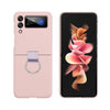 Etui z Ringiem Flip Case do Samsung Galaxy Z Flip 4 - PC + TPU, metalowy ring