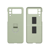 Etui z Ringiem Flip Case do Samsung Galaxy Z Flip 4 - Jasno Zielony