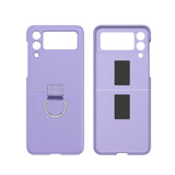 Etui z Ringiem Flip Case do Samsung Galaxy Z Flip 3 - Fioletowy