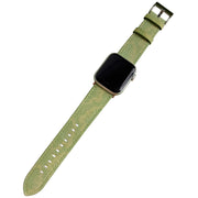 Pasek Skórzany, Opaska do Apple Watch 38/40/41 mm - Zielony