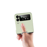 Etui z Ringiem Flip Case do Samsung Galaxy Z Flip 3 - Jasno Zielony