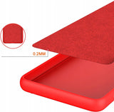 Etui Liquid Soft Silicone - Xiomi Redmi 12 4G - Czerwone