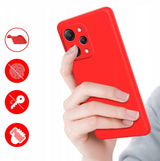 Etui Liquid Soft Silicone - Xiomi Redmi 12 4G - Czerwone