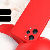 Etui Liquid Soft Silicone - Xiomi Redmi 12 4G - Czerwone