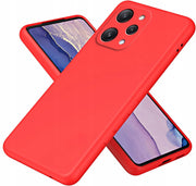 Etui Liquid Soft Silicone - Xiomi Redmi 12 4G - Czerwone