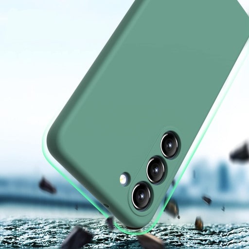 Etui Liquid Soft Silicone - Samsung Galaxy S24 - Zielony