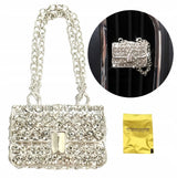 Dyfuzor Samochodowy do Olejków Eterycznych - Torebka Srebrna