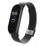 Stalowa Bransoleta Phoneo® do Mi Band 8 / 9 - Czarna