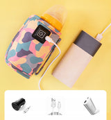 Podgrzewacz do Butelek z Mlekiem dla Niemowląt - Turystyczny USB