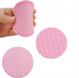 Silikonowe Podkładki do Uchwytu na Kubek, Butelke do Samochodu - Różowy