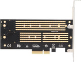 Adapter PCI-E dla NVMe M.2 i SATA