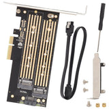 Adapter PCI-E dla NVMe M.2 i SATA