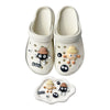 Wpinki, Przypinki na Buty Crocs - zestaw 6 sztuk, wodoodporne