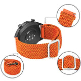 Pasek do Smartwatcha, Zegarka - Uniwersalny - 22 mm - Pleciony Pomarańczowy