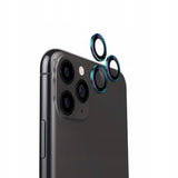 Ring ze Szkłem Hartowanym na Obiektyw Aparatu - iPhone 16 Pro Max - Tęczowy