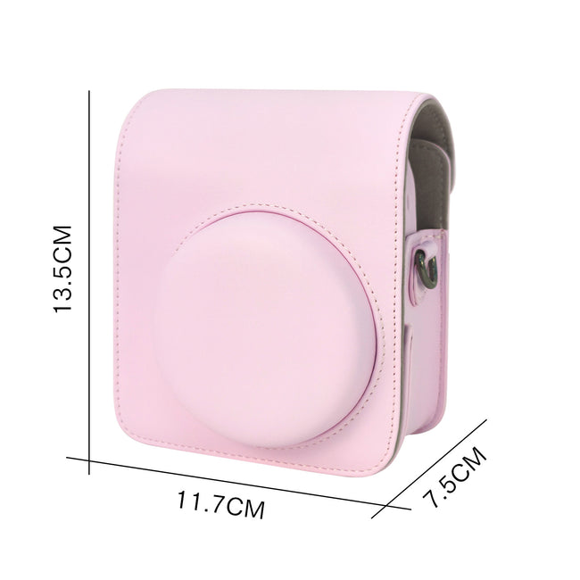 Etui na Fujifilm Instax Mini 12 - Różowe + gratis 2 ramki magnetyczne