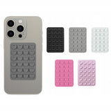 Przyssawka Silikonowa do Telefonu - Samoprzylepna - Szara