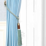 Upięcie Do Zasłon, Firan - Sznurek - Błękitny - 2 szt.