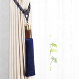 Upięcie Do Zasłon, Firan - Sznurek - Granatowe - 2 szt.