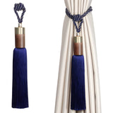 Upięcie Do Zasłon, Firan - Sznurek - Granatowe - 2 szt.