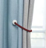 Upięcie Do Zasłon, Firan - Magnetyczne Kule - Czerwony - 2 szt.