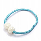 Upięcie Do Zasłon, Firan - Magnetyczne Kule - Niebieski - 2 szt.