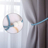 Upięcie Do Zasłon, Firan - Magnetyczne Kule - Niebieski - 2 szt.