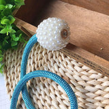 Upięcie Do Zasłon, Firan - Magnetyczne Kule - Niebieski - 2 szt.