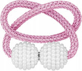 Upięcie Do Zasłon, Firan - Magnetyczne Kule - Różowy - 2 szt.