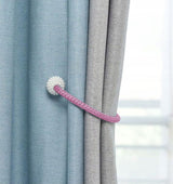 Upięcie Do Zasłon, Firan - Magnetyczne Kule - Różowy - 2 szt.
