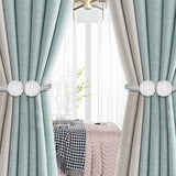 Upięcie Do Zasłon, Firan - Magnetyczne Kule - Srebrny - 2 szt.