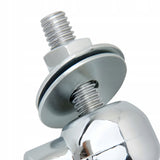 Śruby na Tablice Rejestracyjną - Srebrne Czaszki