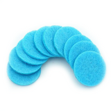 Wkładki Zapasowe Dyfuzora Samochodowego do Olejków Zapachowych - 10 szt. Niebieskie