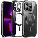 Etui Silikonowe Camera Protect do Magsafe - iPhone 12 Pro - Czarny