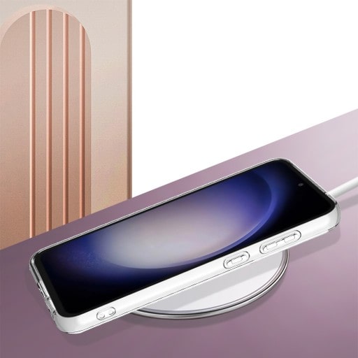 Etui Marmurowe Marble Case Samsung Galaxy S23+ - Rose Gold