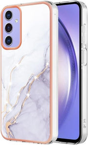 Etui Marmurowe Marble Case Samsung Galaxy A15 - Rose Gold