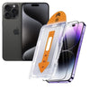 Szkło Hartowane z Ramką Montażową na Ekran - Apple iPhone 15 Pro - 9H, 0.2 mm
