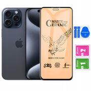 Matowe Ceramiczne Szkło Ochronne - iPhone 15 Pro