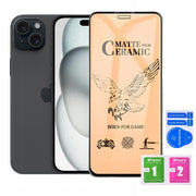 Matowe Ceramiczne Szkło Ochronne - iPhone 15 Plus