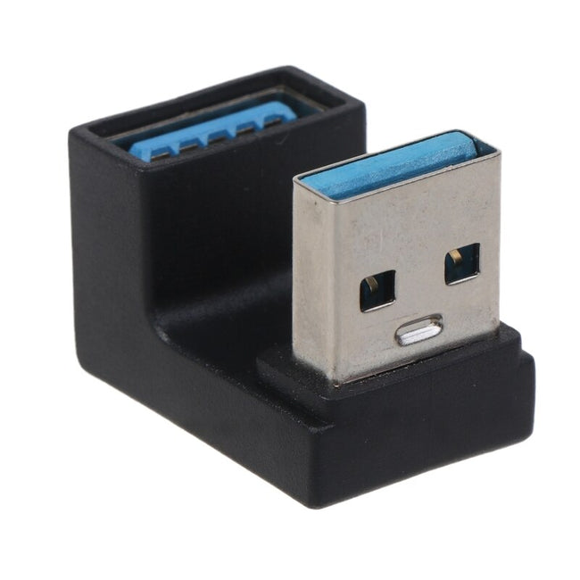 Adapter USB 3.0 → USB 3.0 Kątowy - 180°