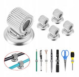 Uchwyt Magnetyczny na Długopis, Marker, Nożyczki - Srebrny - 5szt.