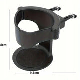 Uchwyt Samochodowy do Kratki Nawiewu na Kubek, Puszkę, Butelkę - Czarny