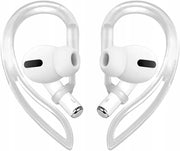 Uchwyt Zaczep na Słuchawki Bezprzewodowe do Apple Airpods - Transparente - 2 szt.