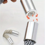 Upięcie Magnetyczne do Zasłon, Firan - Sznur Plecionka Boho (1szt.) - Biały