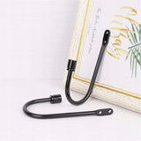 Upięcie do Zasłon i Firan - 2 szt. - Przykręcany Hak Czarny v1