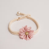 Upięcie do Zasłon i Firan - Lova Nest - Kwiatek Boho Różowy 2szt.