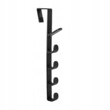 Wieszak 5 Haków na Drzwi - Bezinwazyjny - Czarny