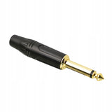Wtyk Jack Duży 6.3mm HQ Mono - 2 PIN - Pozłacany v2
