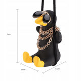 Zawieszka na Lusterko do Auta - Kapitan Kaczkan z Łańcuchem