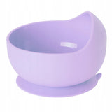 Zestaw Naczyń "Krab" dla Dzieci - Bezpieczny Silikon - Fioletowe